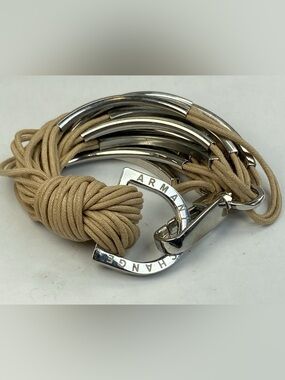 Armani Exchange Multi-Strand Cord Statement Bracelet